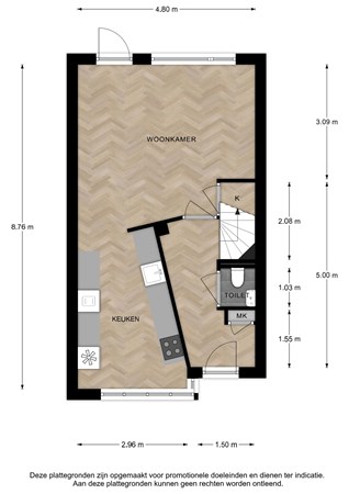 Floorplan - Lauweriksplein 31, 7425 AW Deventer